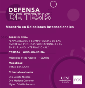 Defensa de Tesis